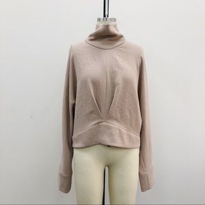 iro blush greta top in heavy crepe.